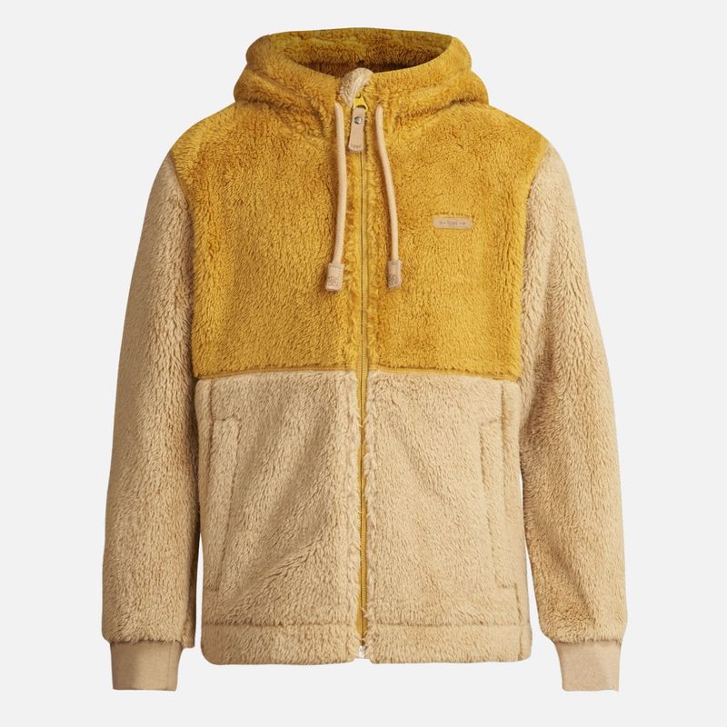 LIPPI - Chaqueta Niño Bear Shaggy-Pro Hoody Jacket Taupe/Mostaza Lippi