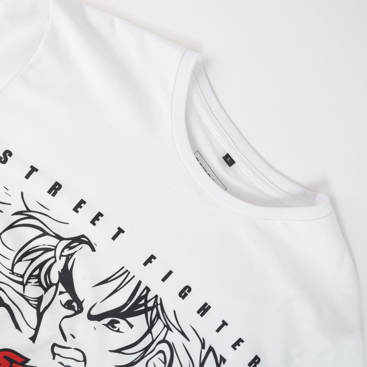STREET FIGHTER - Polera Hombre YOU Street Fighter Angry Man Blanco