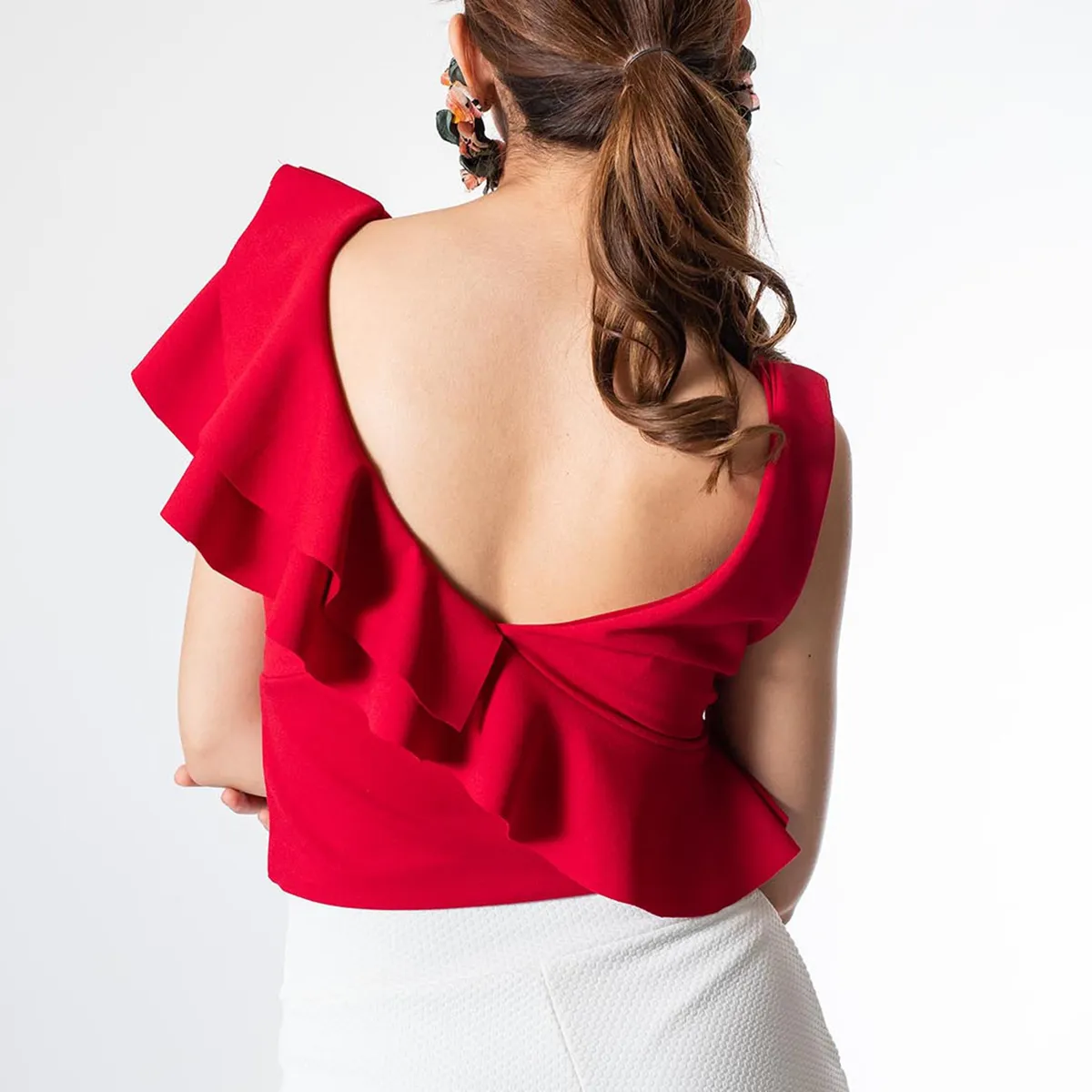 NATALIA SEGUEL - Crop Top Julianna Rojo Natalia Seguel