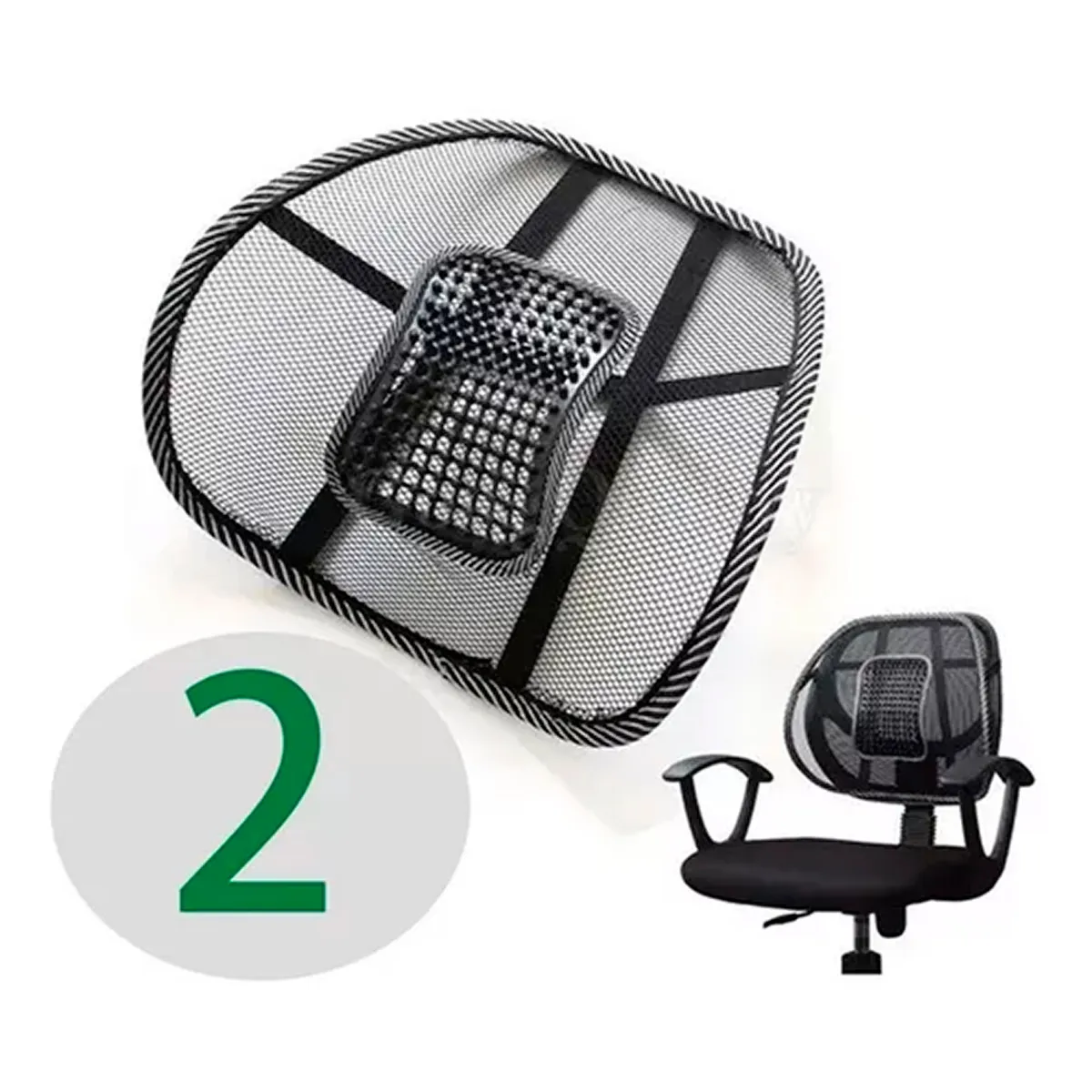 ESHOPANGIE - Pack 2 Repaldo Auto Silla Oficina Postura Respaldo Lumbar
