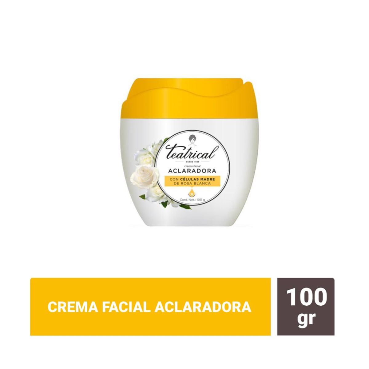 TEATRICAL - Crema Facial Teatrical Aclaradora 100 GR