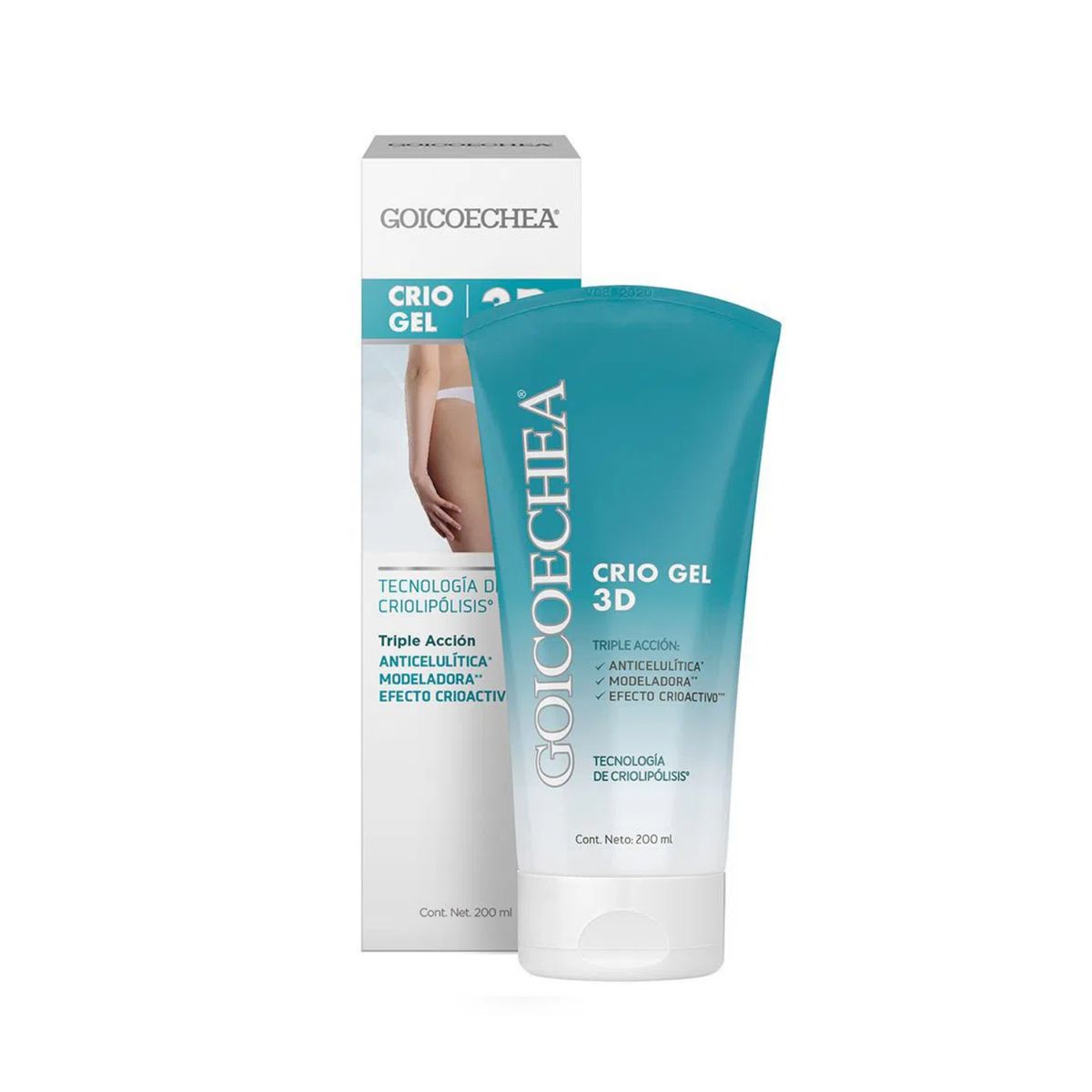 GOICOECHEA - Crio Gel 3D Goicoechea Triple Accion 200 ML