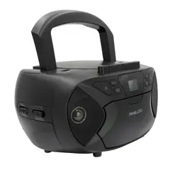 PHILCO - Radio Boombox Retro con CD, Cassette y Bluetooth PJC2050BT - Negro