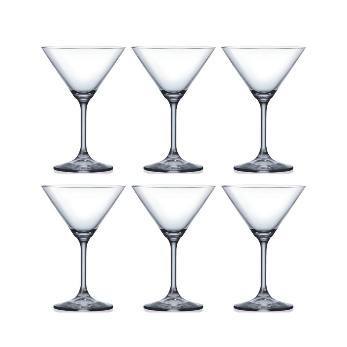 BOHEMIA CRYSTAL - SET 6 COPAS MARTINI LARA BOHEMIA