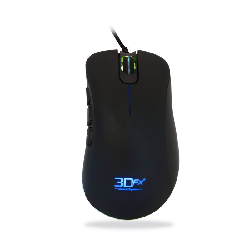 3DFX - Mouse Gamer 3dfx Psycho Professional 7200dpi Negro