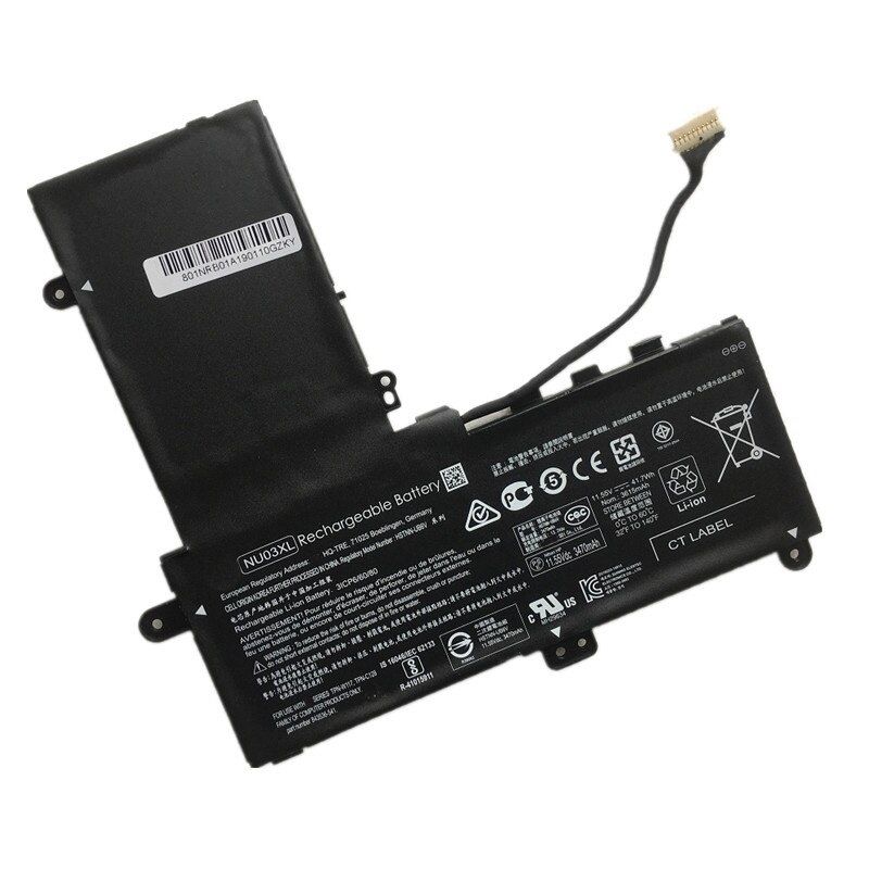 HP - BATERIA HP PAVILION X360 11-U ORIGINAL 3 CELDAS NEGRO(NU03XL)