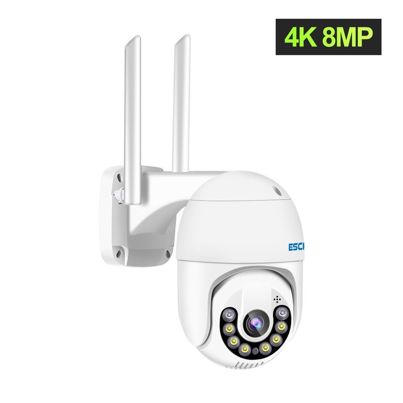 ESCAM - Cámara de Seguridad Exterior 8MP 4K UHDV H265 Escam QF800