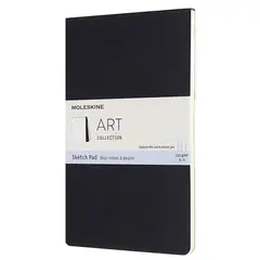MOLESKINE - Art - Bloc dibujo - T. blanda - Large - Negro