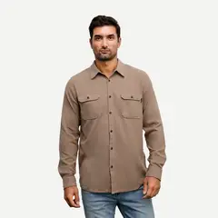 PANAMA JACK - Camisa Hombre caqui - Naranjo Pálido