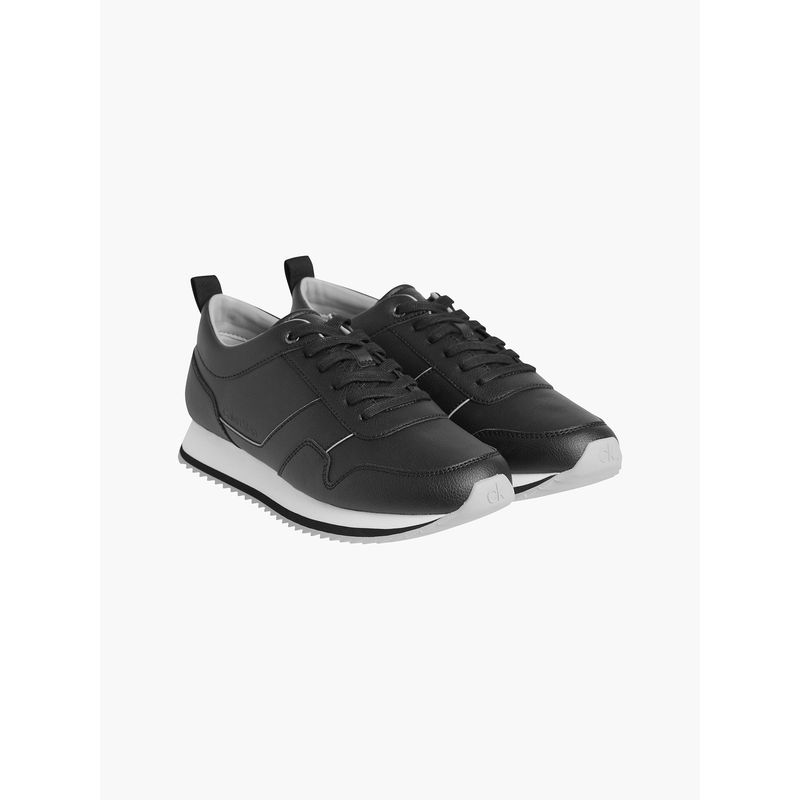 CALVIN KLEIN - Zapatilla Low Top Lace Up Vegan Negro Calvin Klein