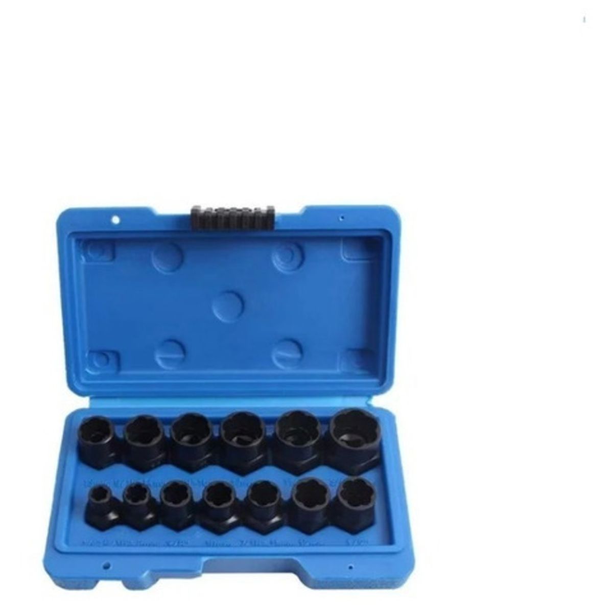 GENERICO - Set Dados Extractores Pernos Y Tuercas Rodadas 9 A 19mm