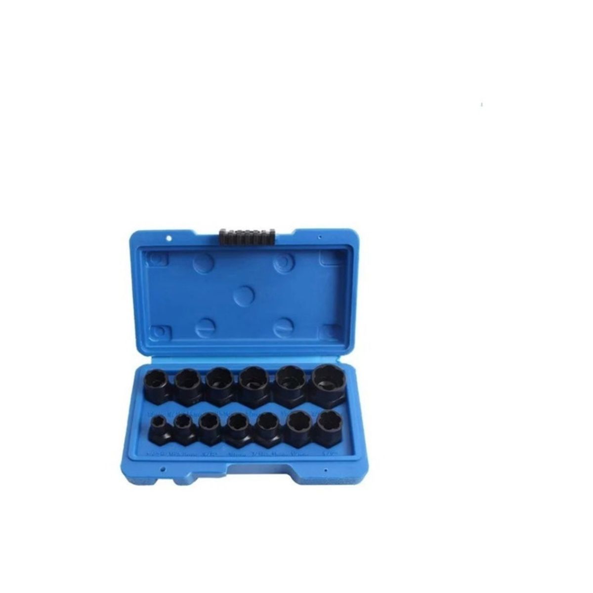 GENERICO - Set Dados Extractores Pernos Y Tuercas Rodadas 9 A 19mm