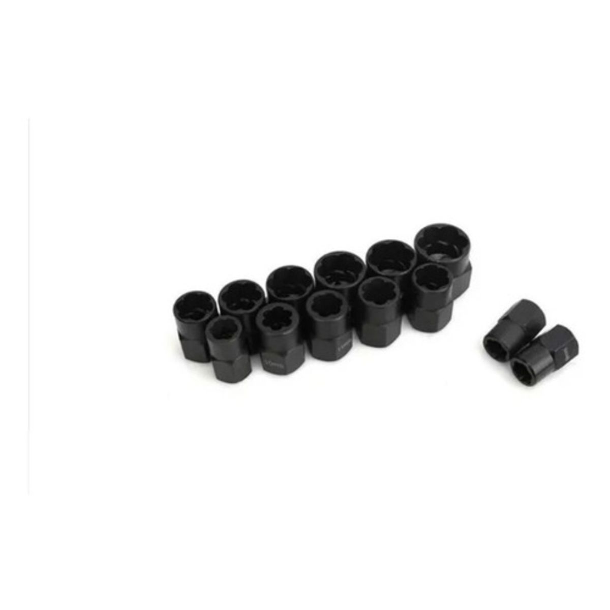 GENERICO - Set Dados Extractores Pernos Y Tuercas Rodadas 9 A 19mm