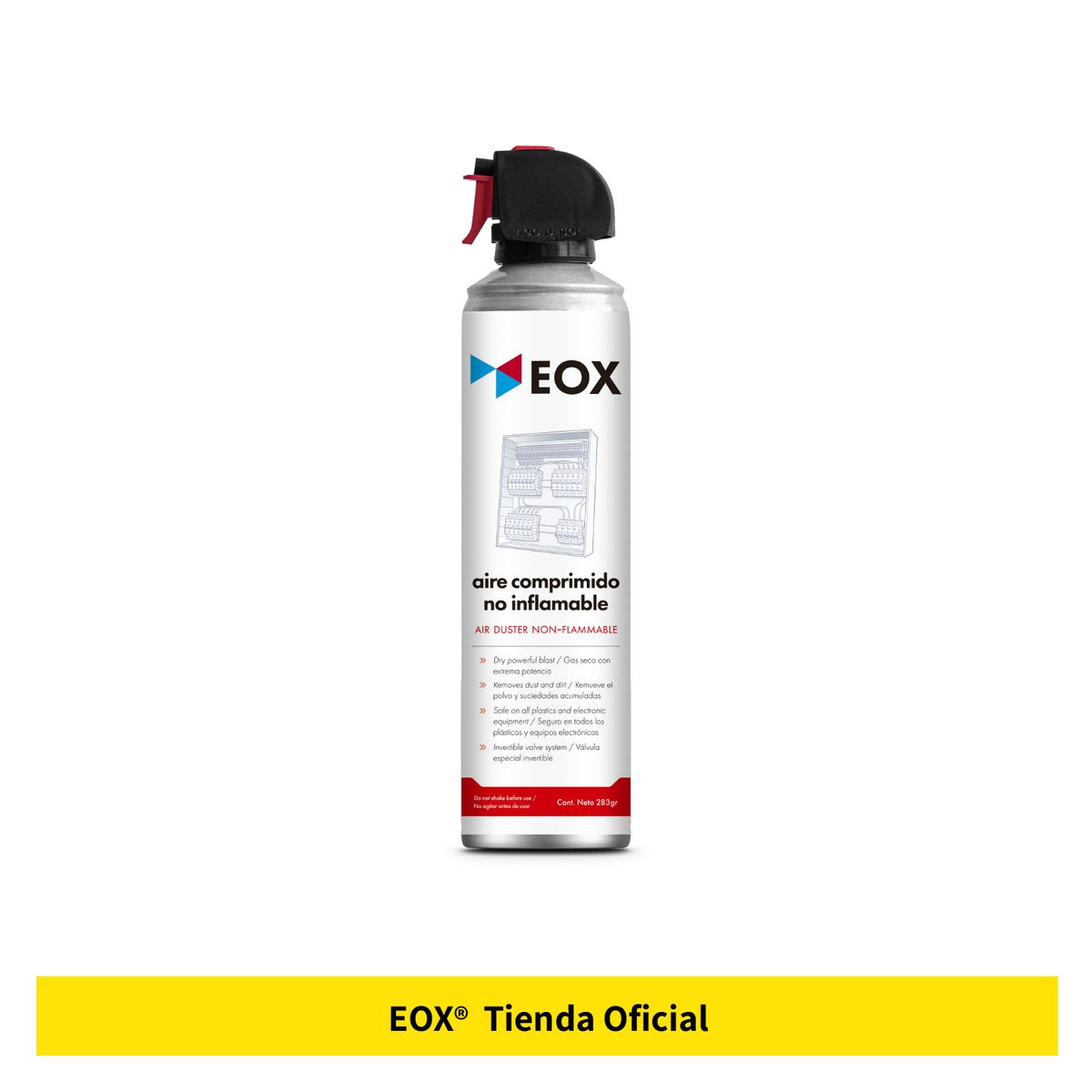 GENERICO - Aire Comprimido No Inflamable Air Duster Eox 283 Gramos