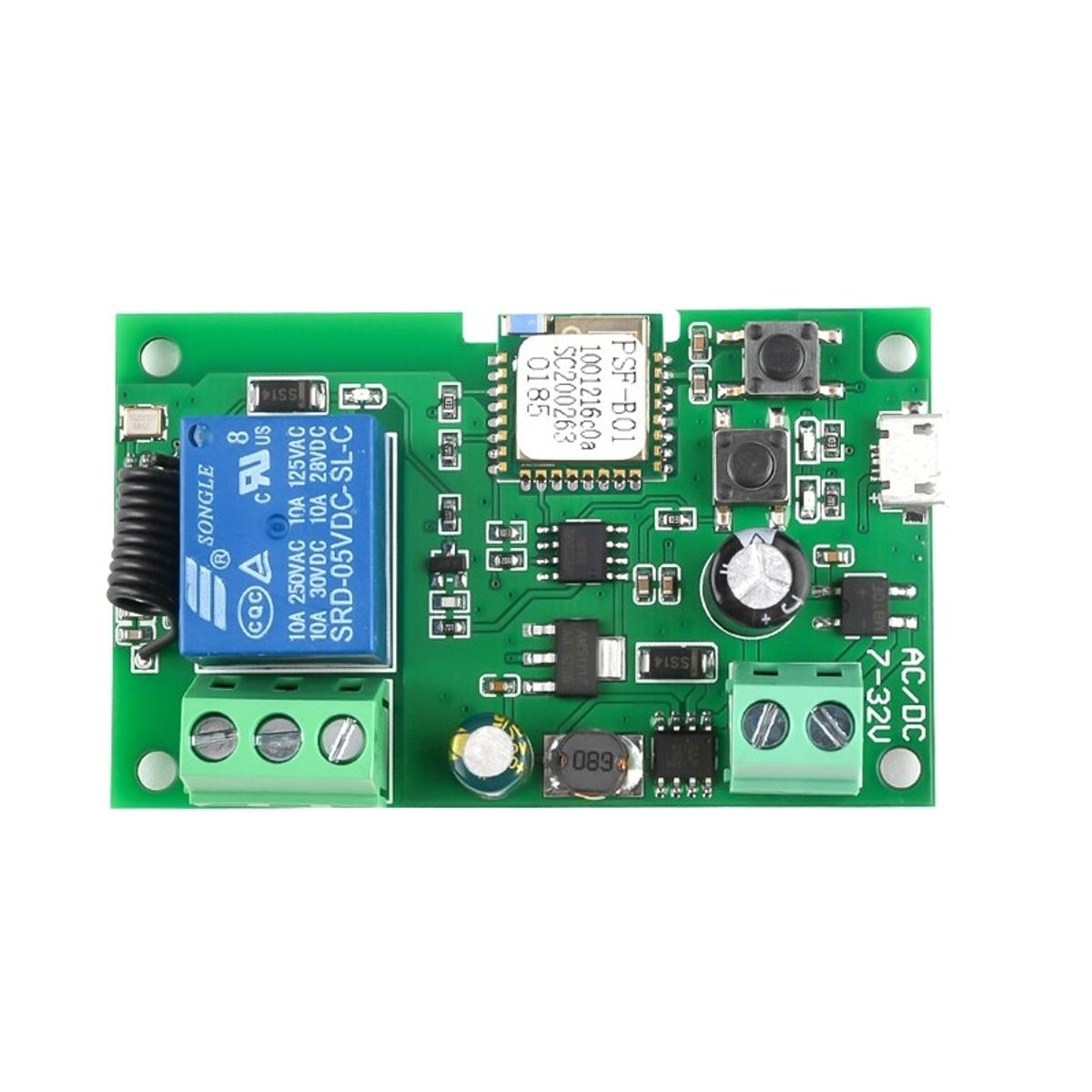 SONOFF - Interruptor Sonoff WiFi RF 7-32V Pro Porton Chapa Compatible con Alexa y Google