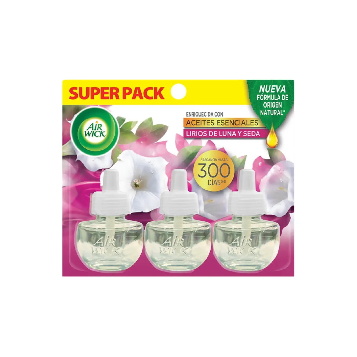 AIRWICK - Electrico Refill Lirios de Luna y Seda Airwick 3 Un AIR WICK