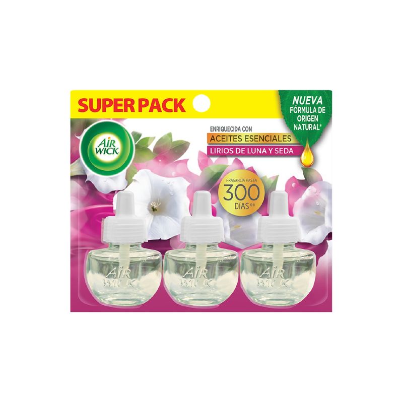 AIRWICK - Electrico Refill Lirios de Luna y Seda Airwick 3 Un AIR WICK