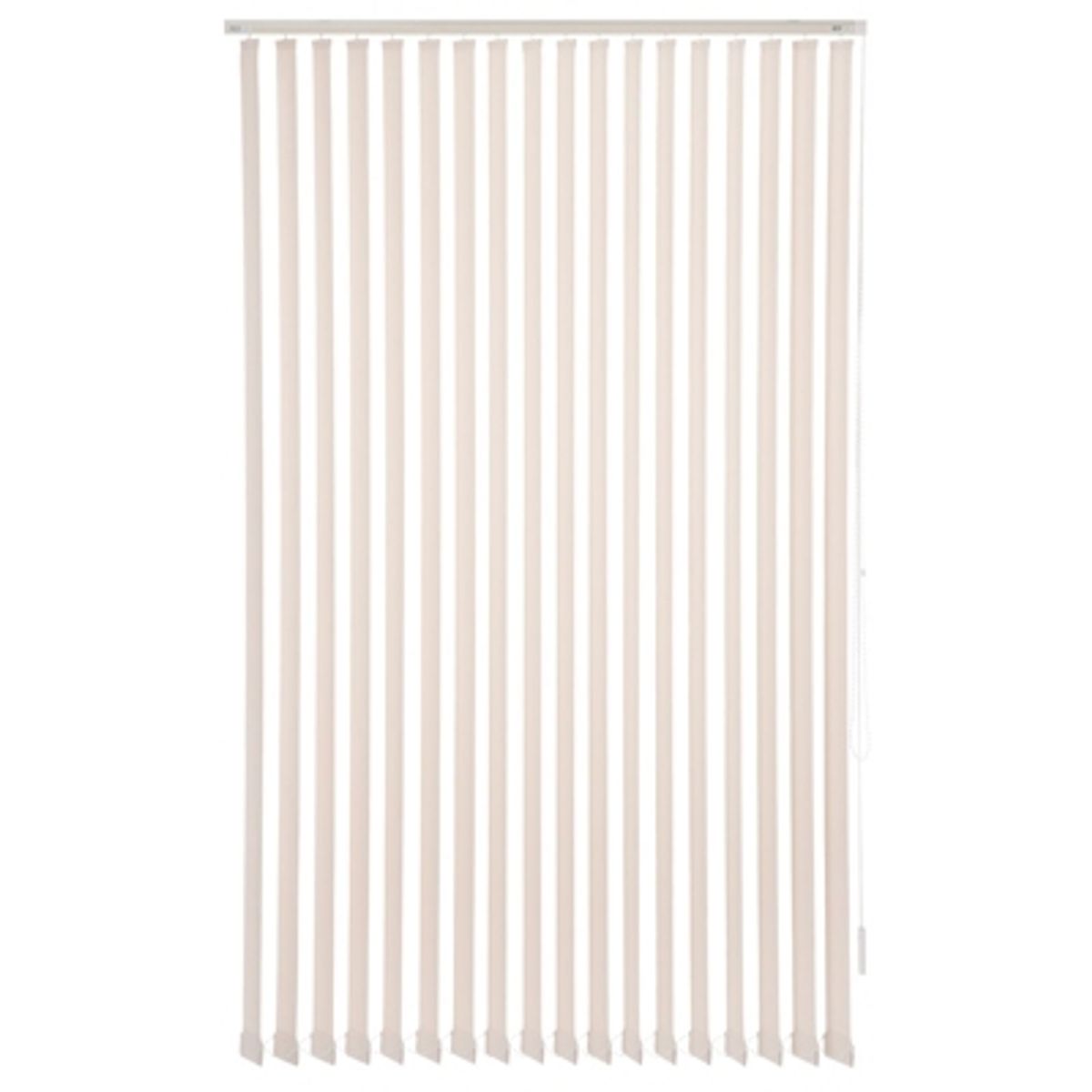 BERTEX - Cortina Vertical Screen 190cm ancho x 230cm alto Persiana Beige