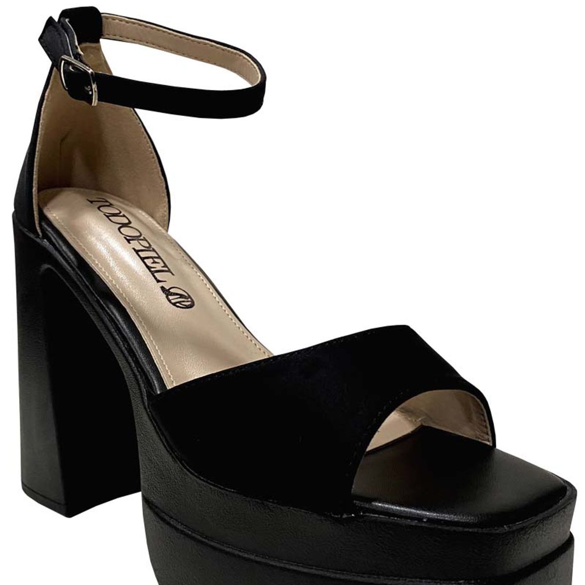 TODOPIEL - Sandalia Mujer Negro Todopiel