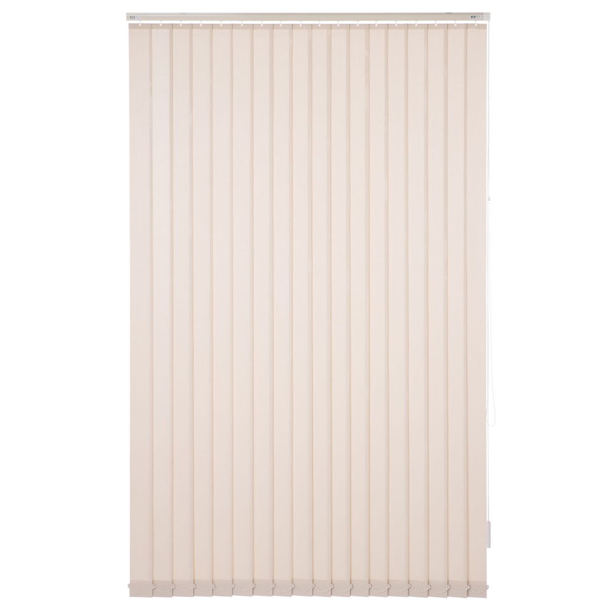 BERTEX - Cortina Vertical Screen 125cm ancho x 230cm alto Persiana Beige BERTEX
