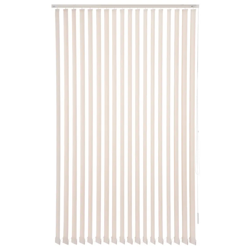 BERTEX - Cortina Vertical Screen 120cm ancho x 230cm alto Persiana Beige BERTEX