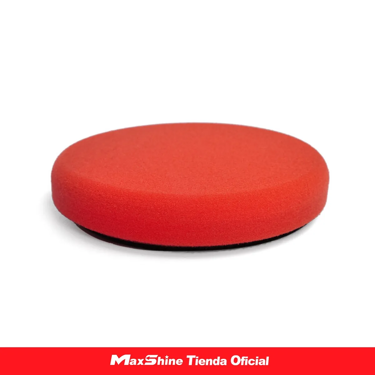 MAX SHINE - Bonete de Espuma Encerado 5" Red Flat Foam Finishing Pad