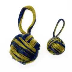 MYFAV - Dharma Dog Karma Cat Bola De Cuerda AzulVerde