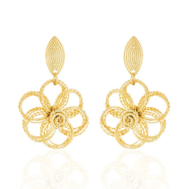 VC ACCESORIOS - Aros bañados en Oro Margarita