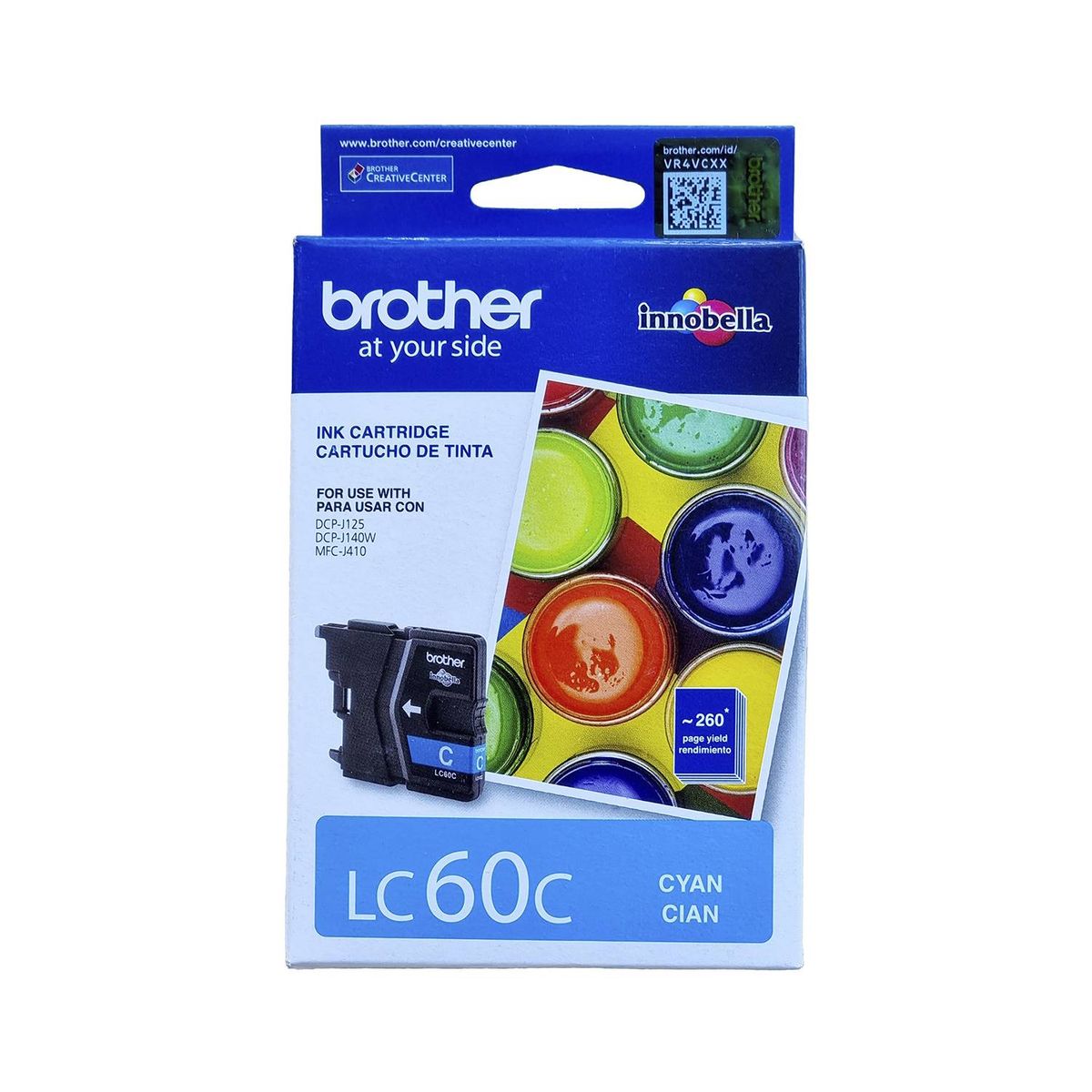 BROTHER - Cartucho de Tinta Brother LC60BK 300 páginas Negro BROTHER