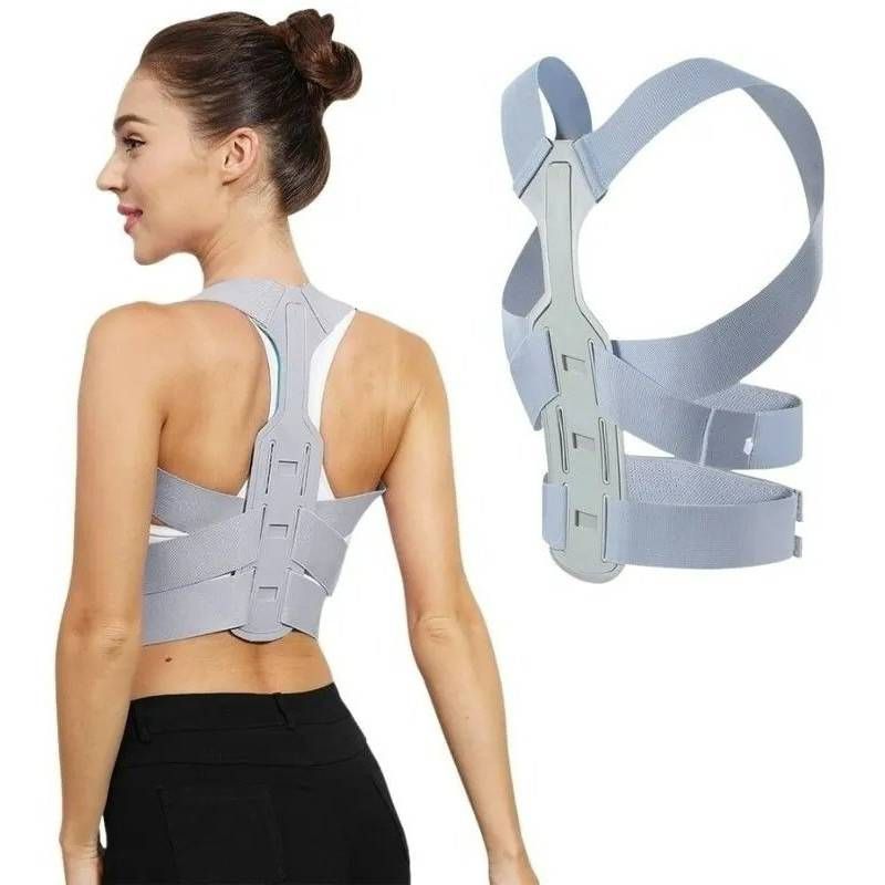 GENERICO - Faja Corrector Postura Soporte Espalda Lumbar Clavicula