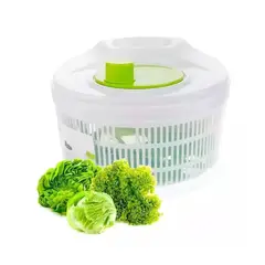 GENERICO - Secador Verduras Plastico Giratorio Ensalada Cocina Hogar