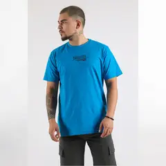 GANGSTER - Plus Polera Mc Básica Concept Azul