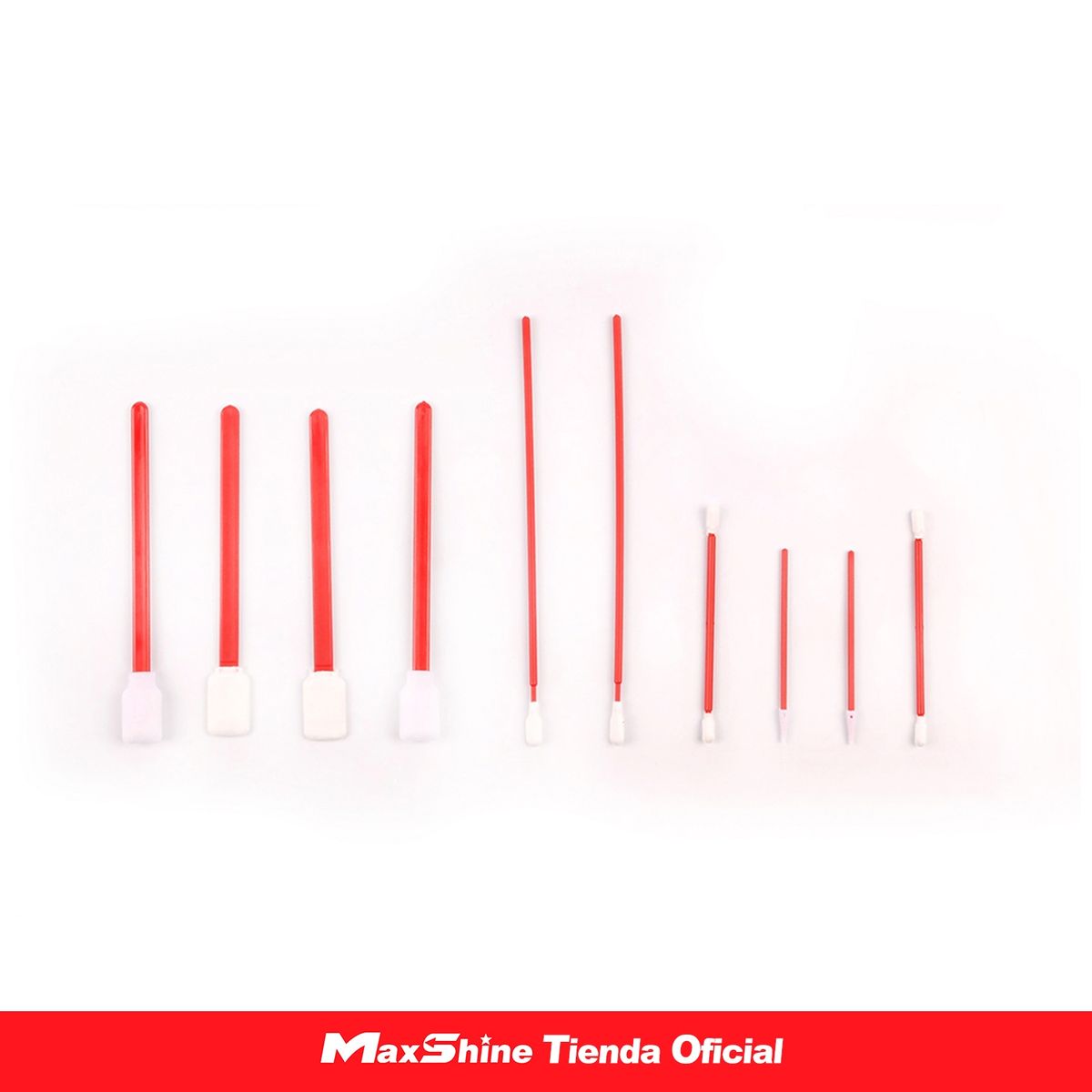 MAX SHINE - Cotonitos para Detallado Detailing Swabs 10 PCS Pack