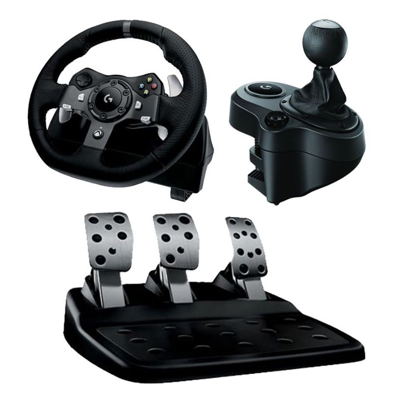 LOGITECH - XBOX Logitech G923 Volante Pedales y Palanca de Cambio