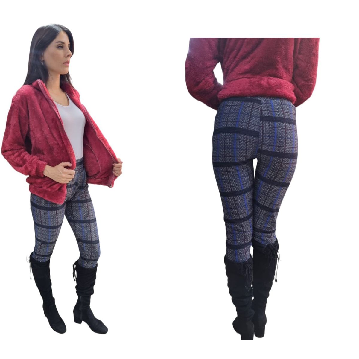 AGW - Pack 3 Polerones Mujer Corderito