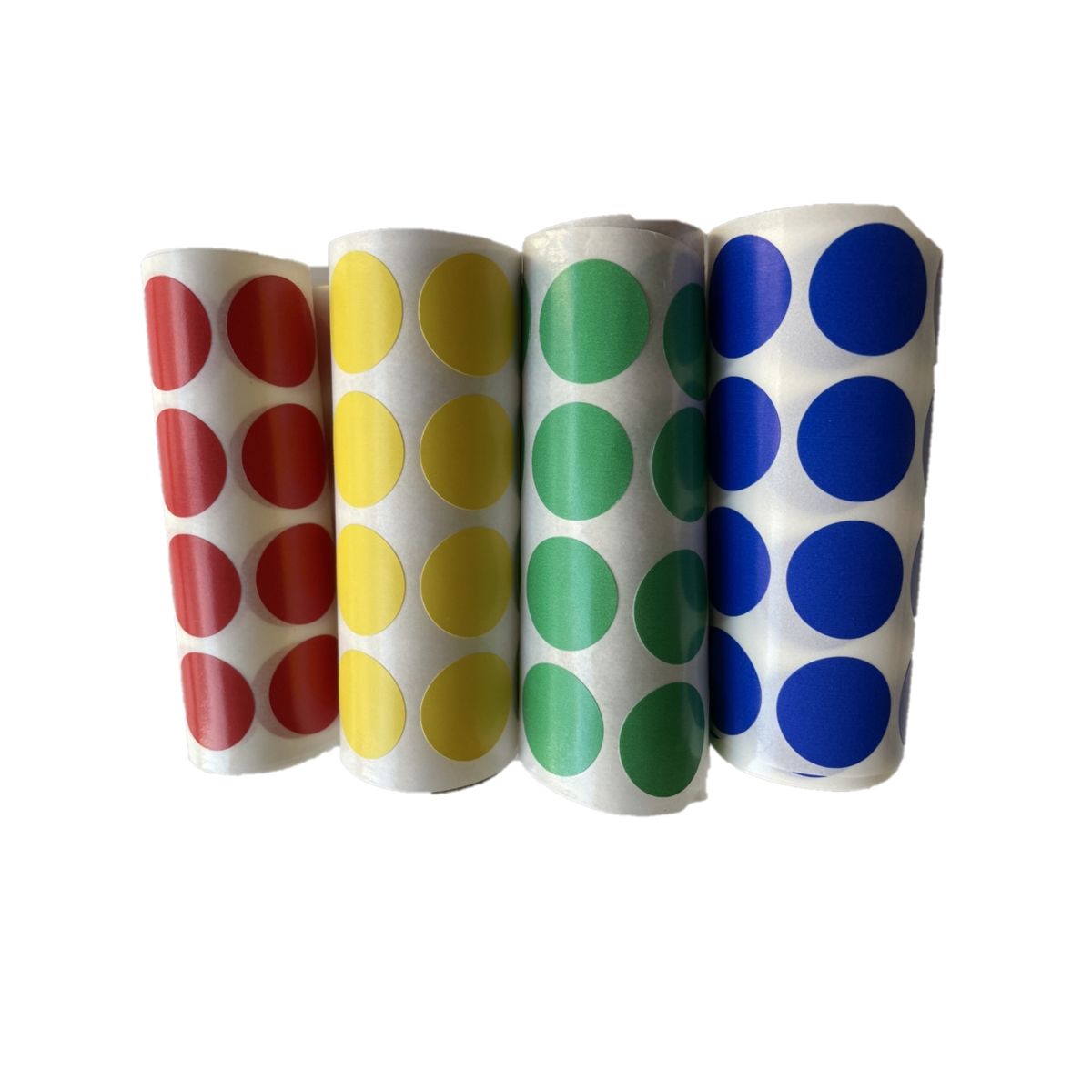 GENERICO - 800 Etiquetas Adhesivas Redondas 4 Colores de 20 mm Diametro