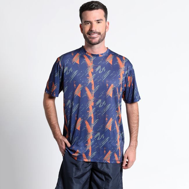 KOTTING - Polera Manga Corta Full Print Deportiva Regular Fit KOTTING