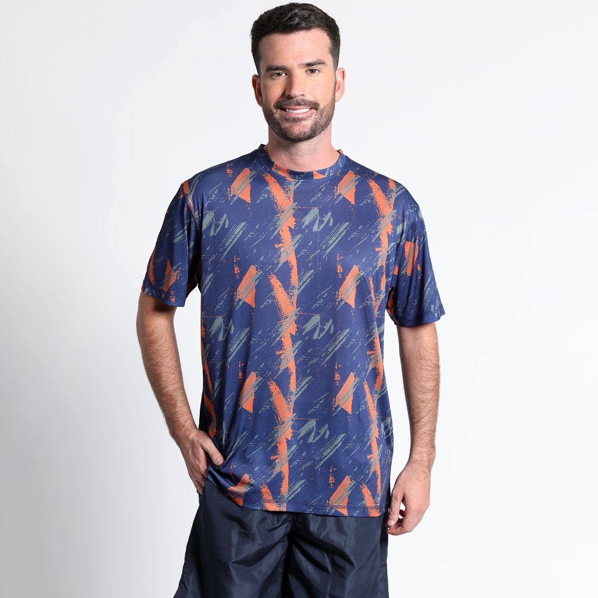 KOTTING - Polera Manga Corta Full Print Deportiva Regular Fit KOTTING