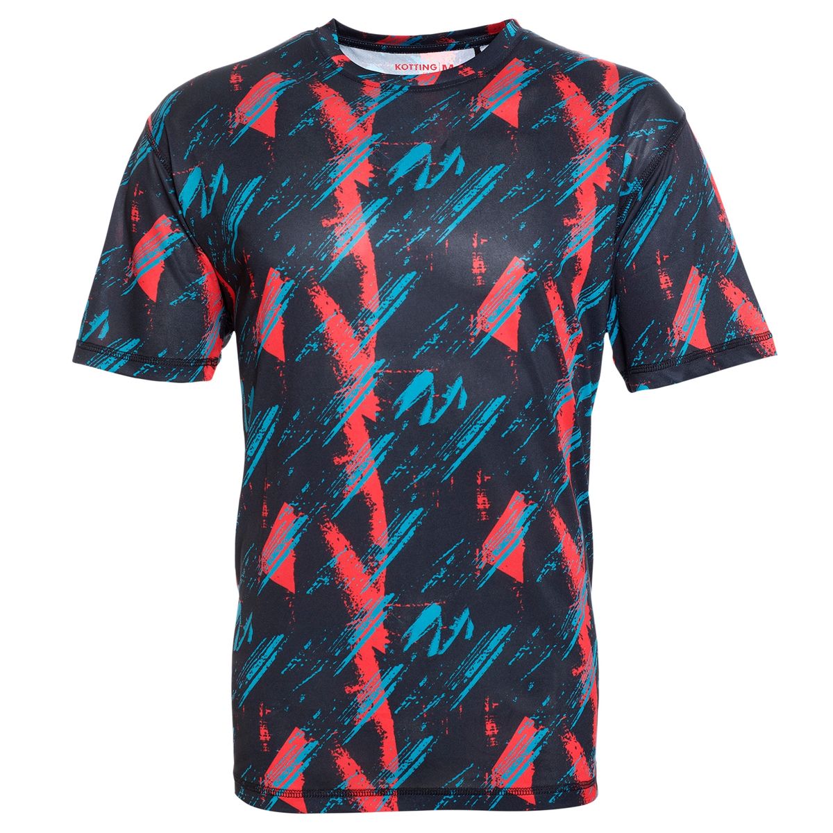 KOTTING - Polera Manga Corta Full Print Deportiva Regular Fit KOTTING