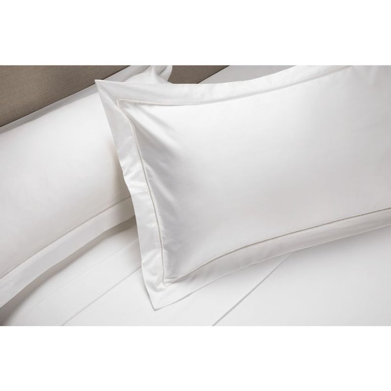ROSEN - Sábana Rosen 500 Hilos Algodón Lisa Blanca Súper King