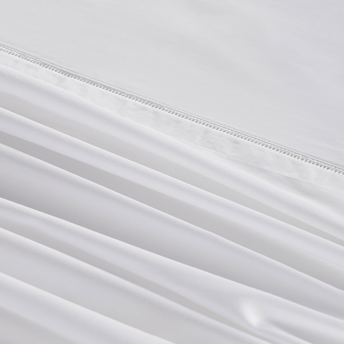 ROSEN - Sábana Rosen 500 Hilos Algodón Lisa Blanca Súper King