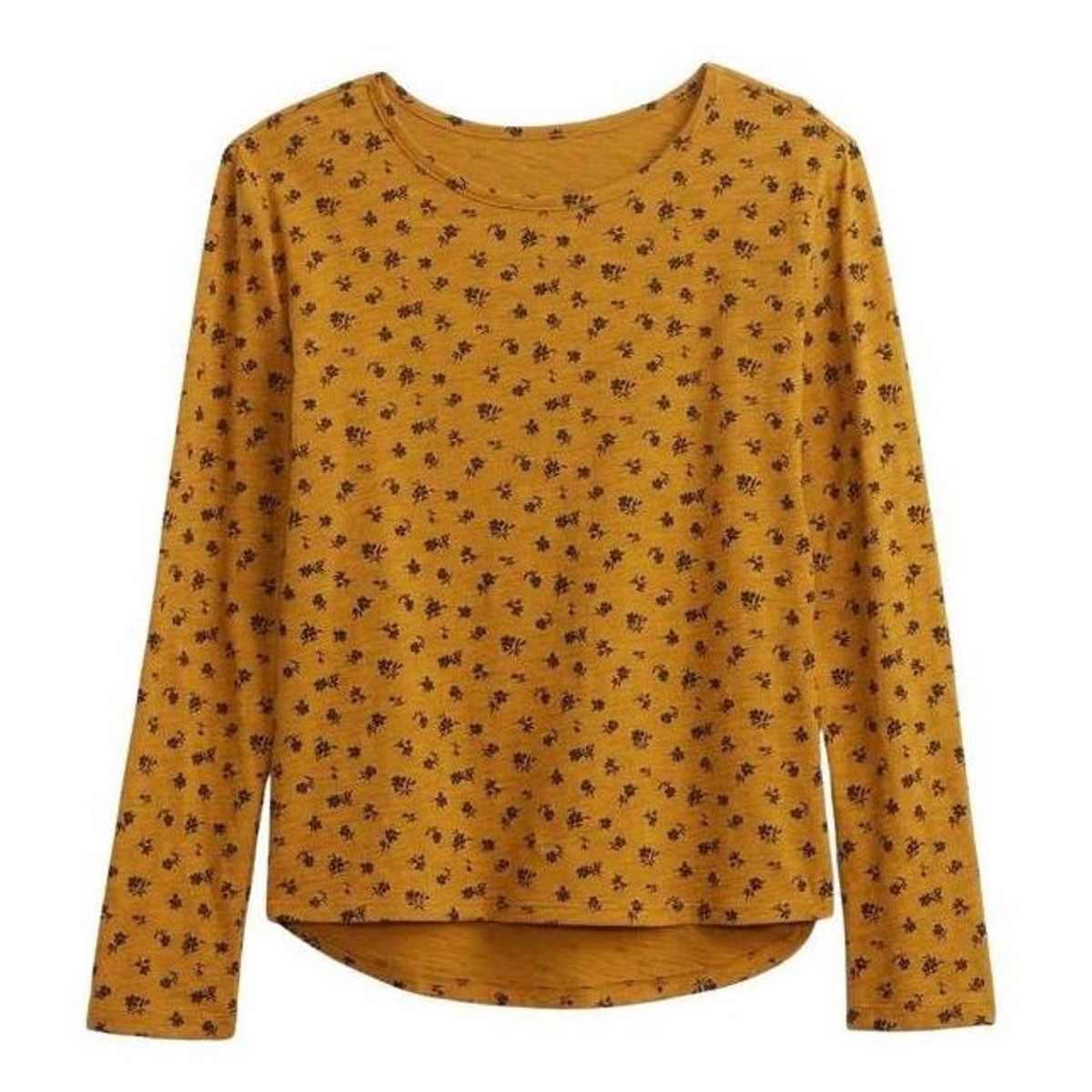 GAP - Polera Manga Larga Amarillo GAP