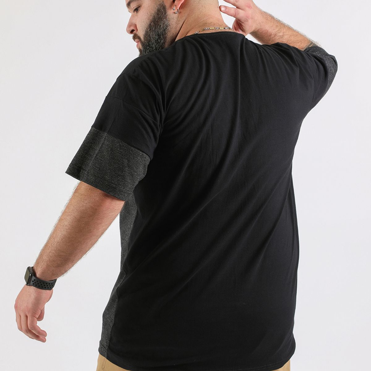 GANGSTER - Plus Polera Mc Especial Fullband Negro Gangster