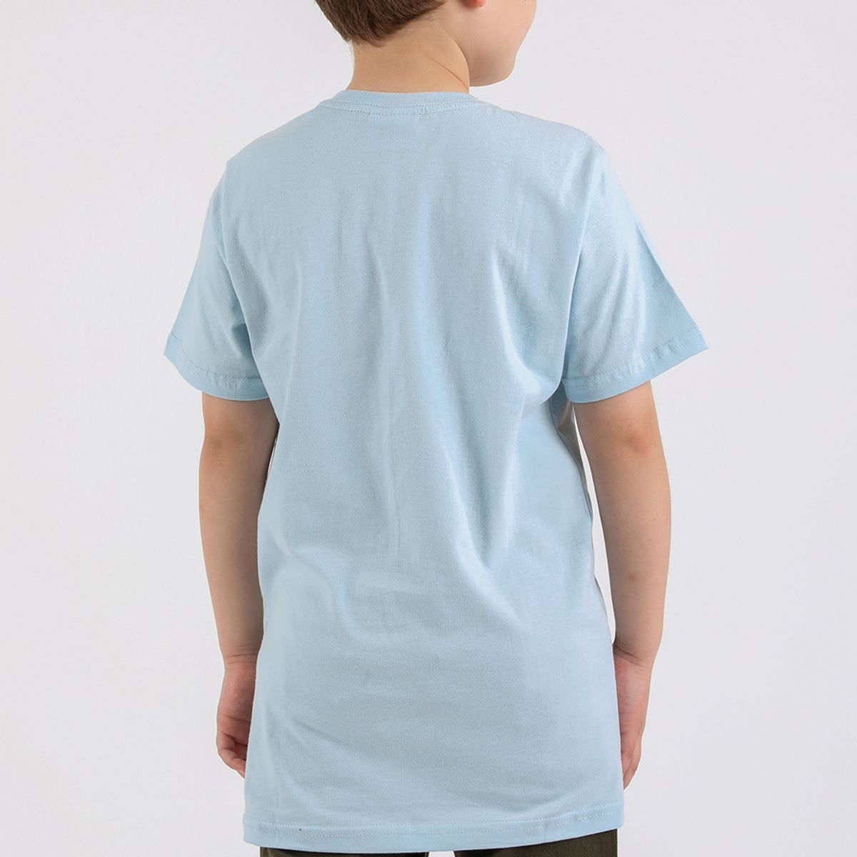 GANGSTER - Niño Polera Mc Básica Disc Celeste Gangster