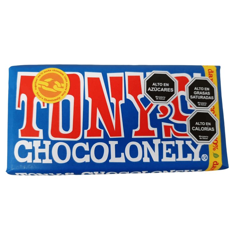 BARRA CHOCOLATE - Chocolate Tony´s Chocolonely Dark 180 grs