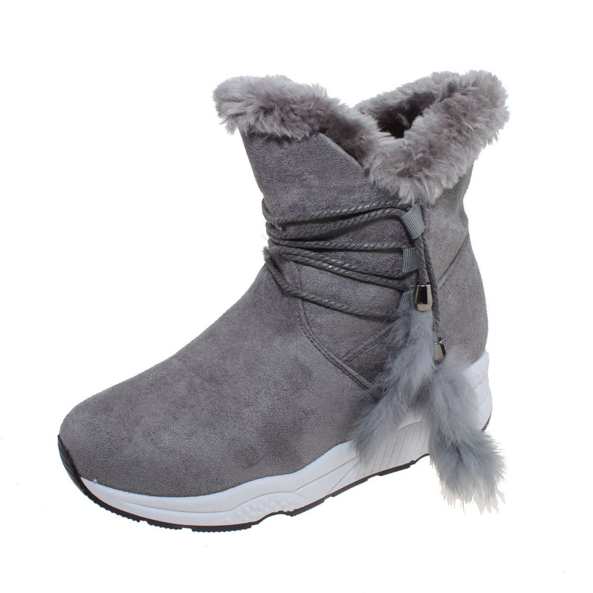VIA FRANCA - Botin Casual Para Mujer Color Gris