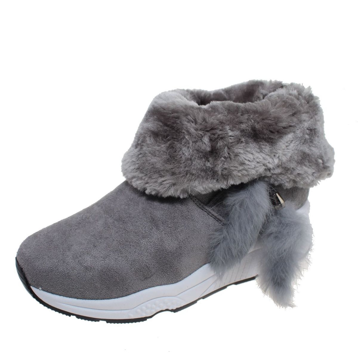 VIA FRANCA - Botin Casual Para Mujer Color Gris