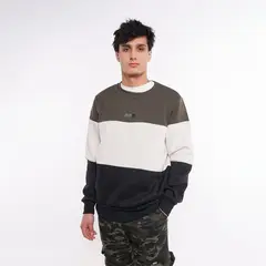GANGSTER - Polerón Crew Fleece Core Verde