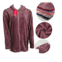 Pack 3 Polerones Mujer Capucha Corderito Largo