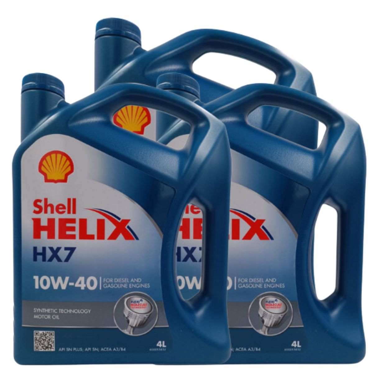 SHELL - Aceite Shell Helix 10w40 Synthetic Technology 4lts X3
